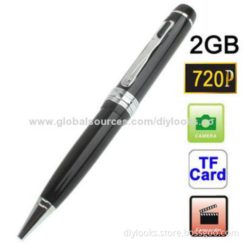 720P Mini DV Hidden Spy Pen with Motion Detection/Video Recording/Photo Shooting/Sound Recorder